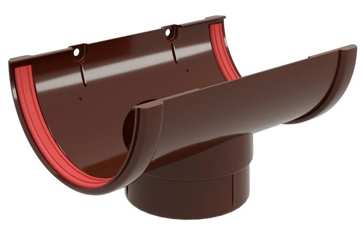 Воронка желоба 120мм ПВХ Grand Line (шоколадный)